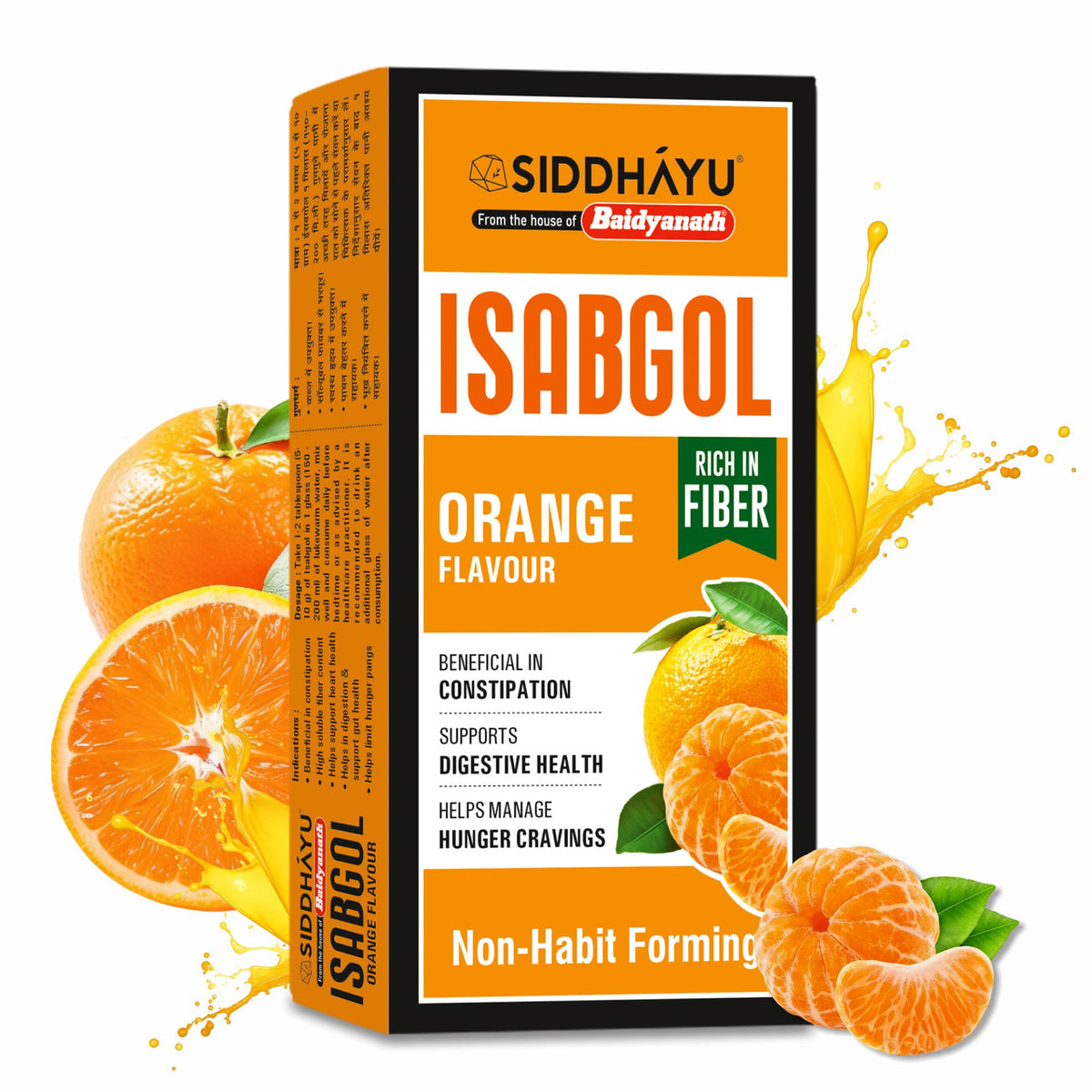Siddhayu Isabgol Orange Flavour – 200 g