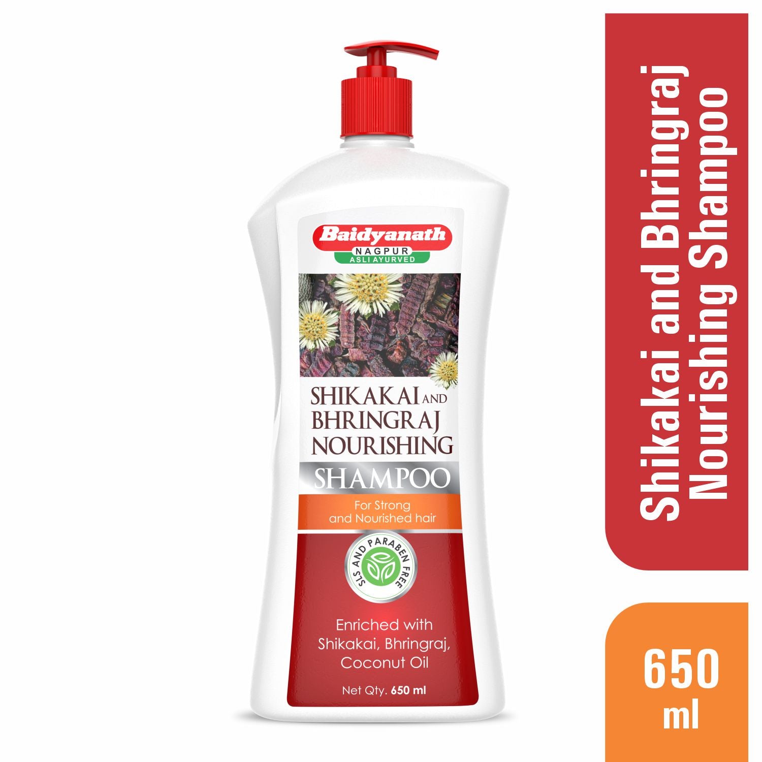 Baidyanath Shikakai and Bhringraj Nourishing Shampoo
