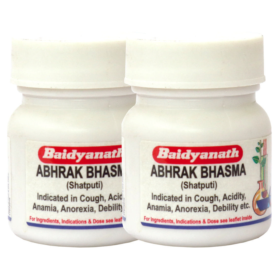 Baidyanath Abhrak Bhasma (Shatputi) Pack of 2- ( 2.5 g each)