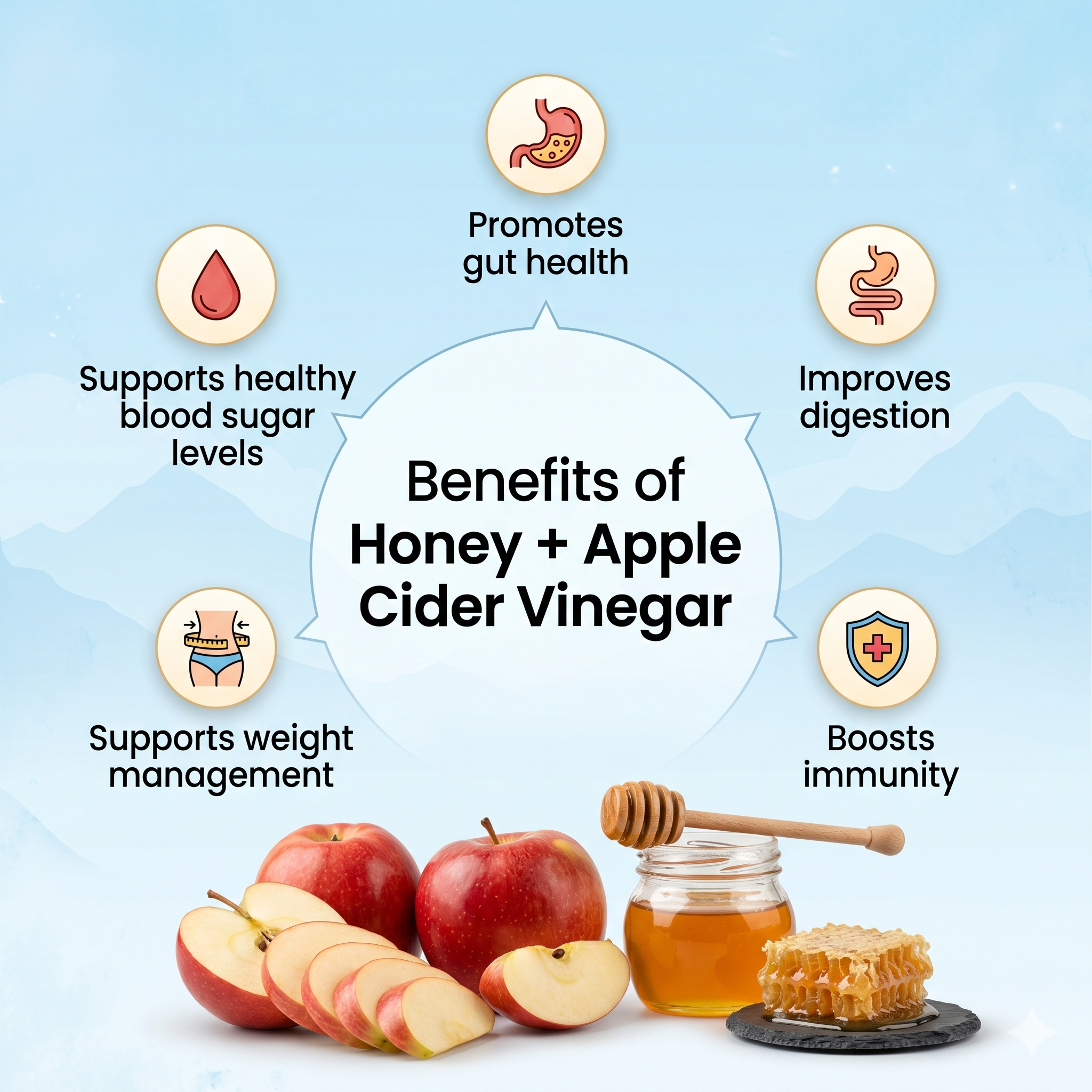 Siddhayu Baidyanath Immunity Combo-Apple Cider Vinegar & Honey