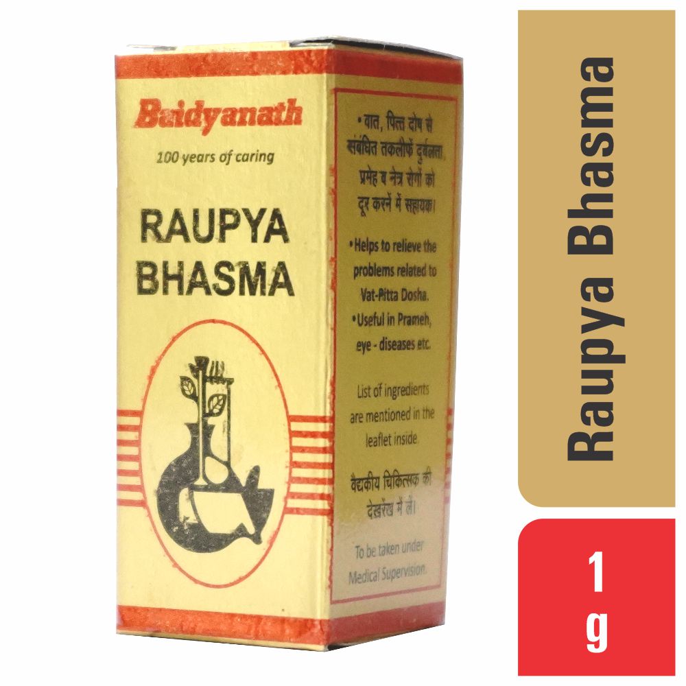 Baidyanath Raupya Bhasma (1g each)