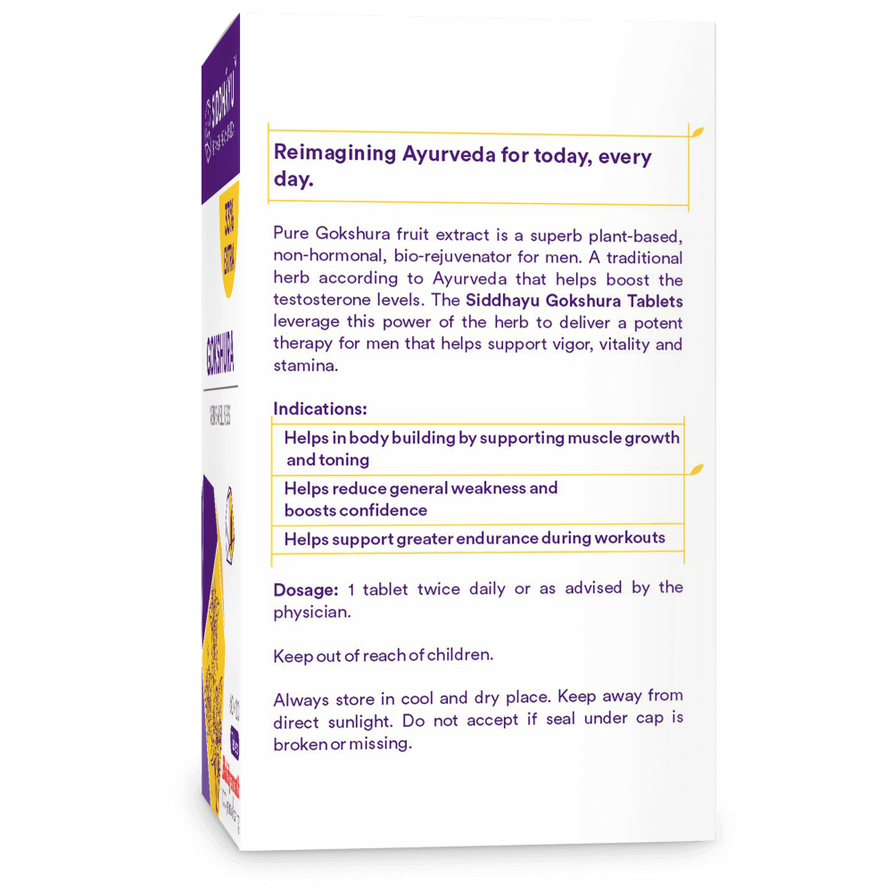 Siddhayu Gokshura Men's Wellness Tablet (By Baidyanath)