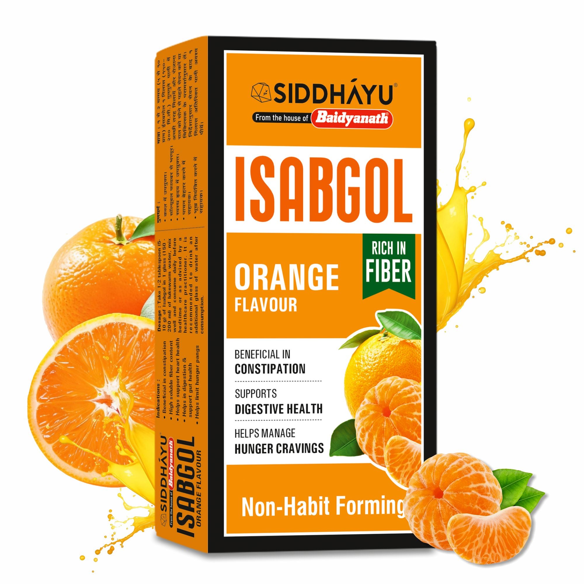 Siddhayu Isabgol Orange Flavour – 200 g