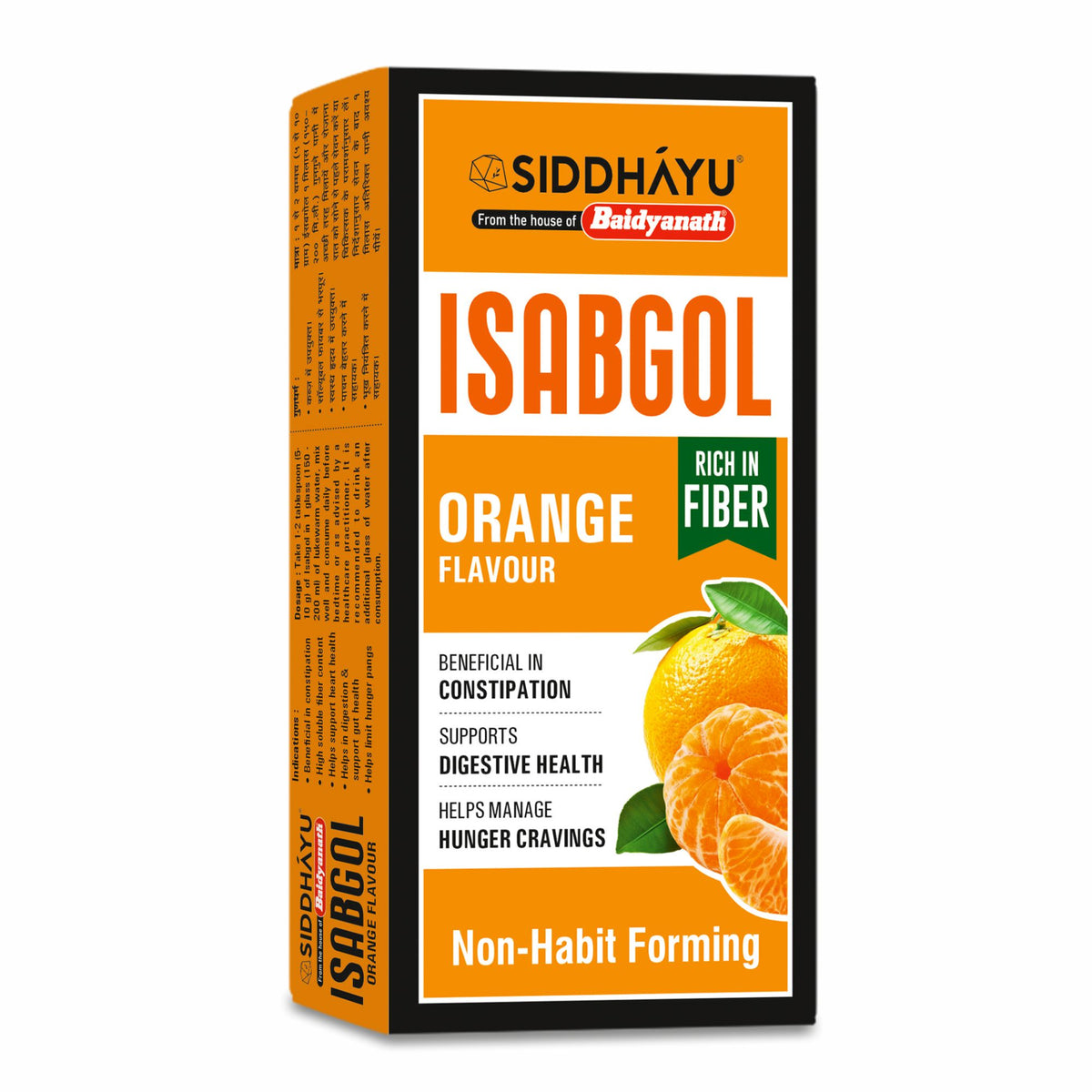 Siddhayu Isabgol Orange Flavour – 200 g