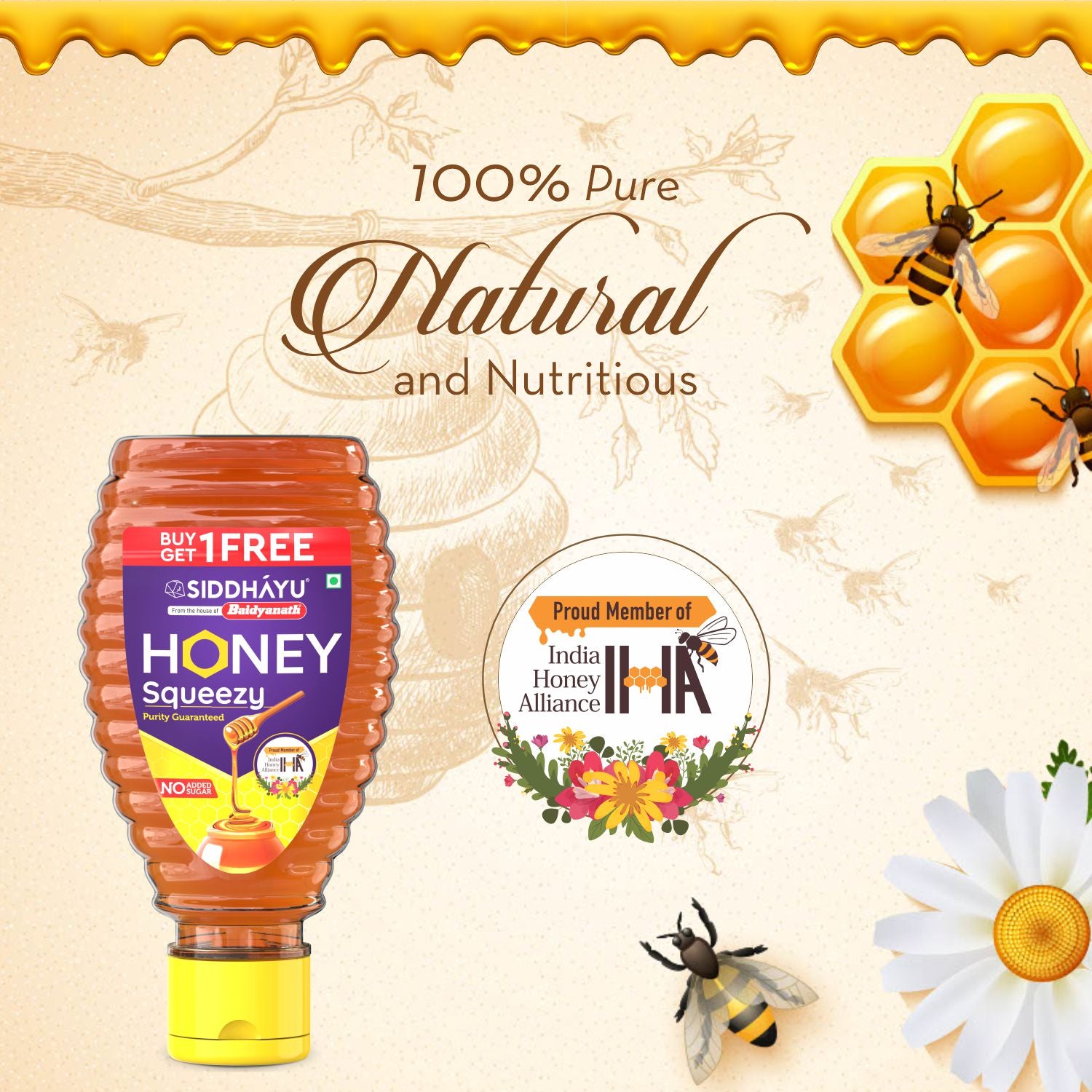 Baidyanath Honey Squeezy (Madhu)