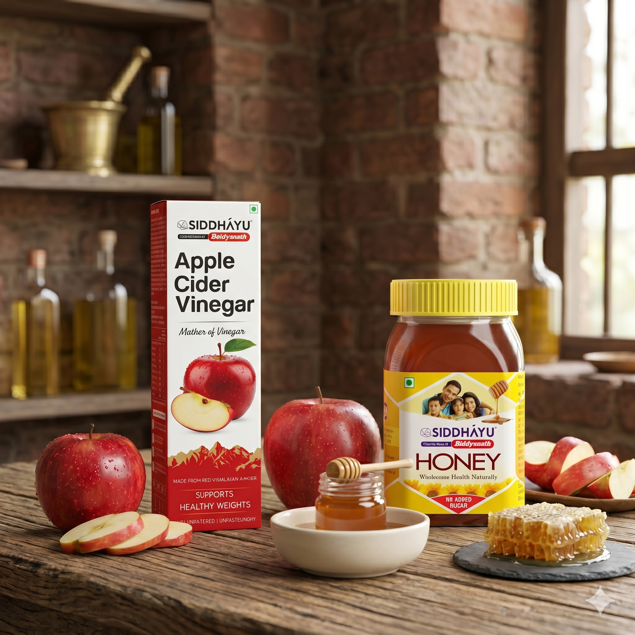 Siddhayu Baidyanath Immunity Combo-Apple Cider Vinegar & Honey
