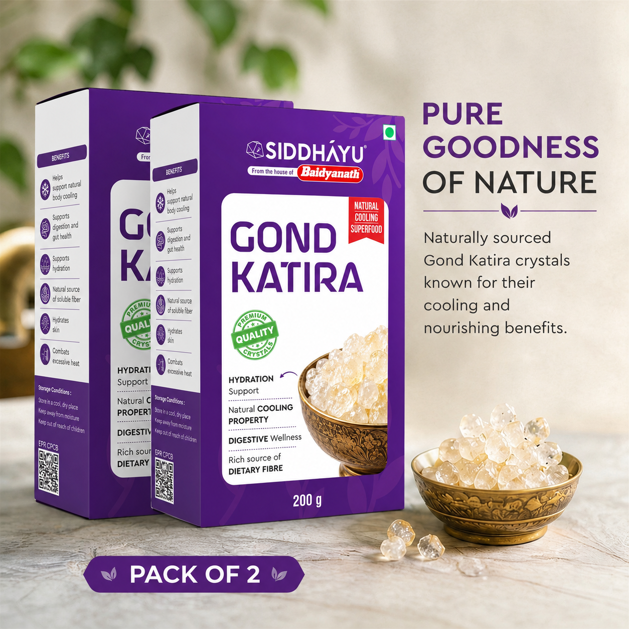 Siddhayu Baidyanath Gond Katira 200 gm