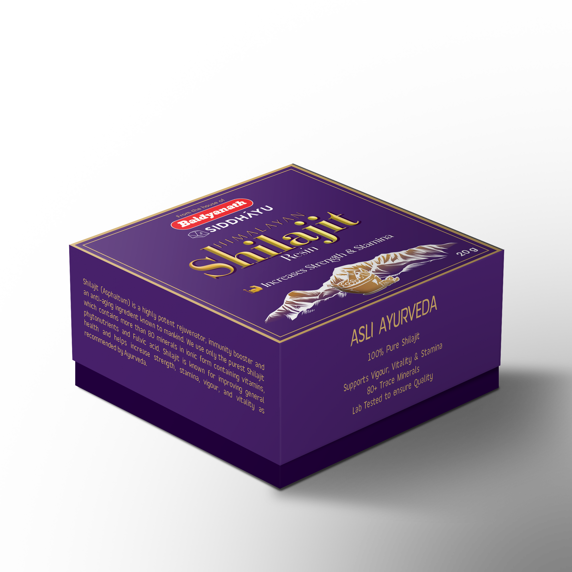 Siddhayu Shilajit Resin 20 Grams