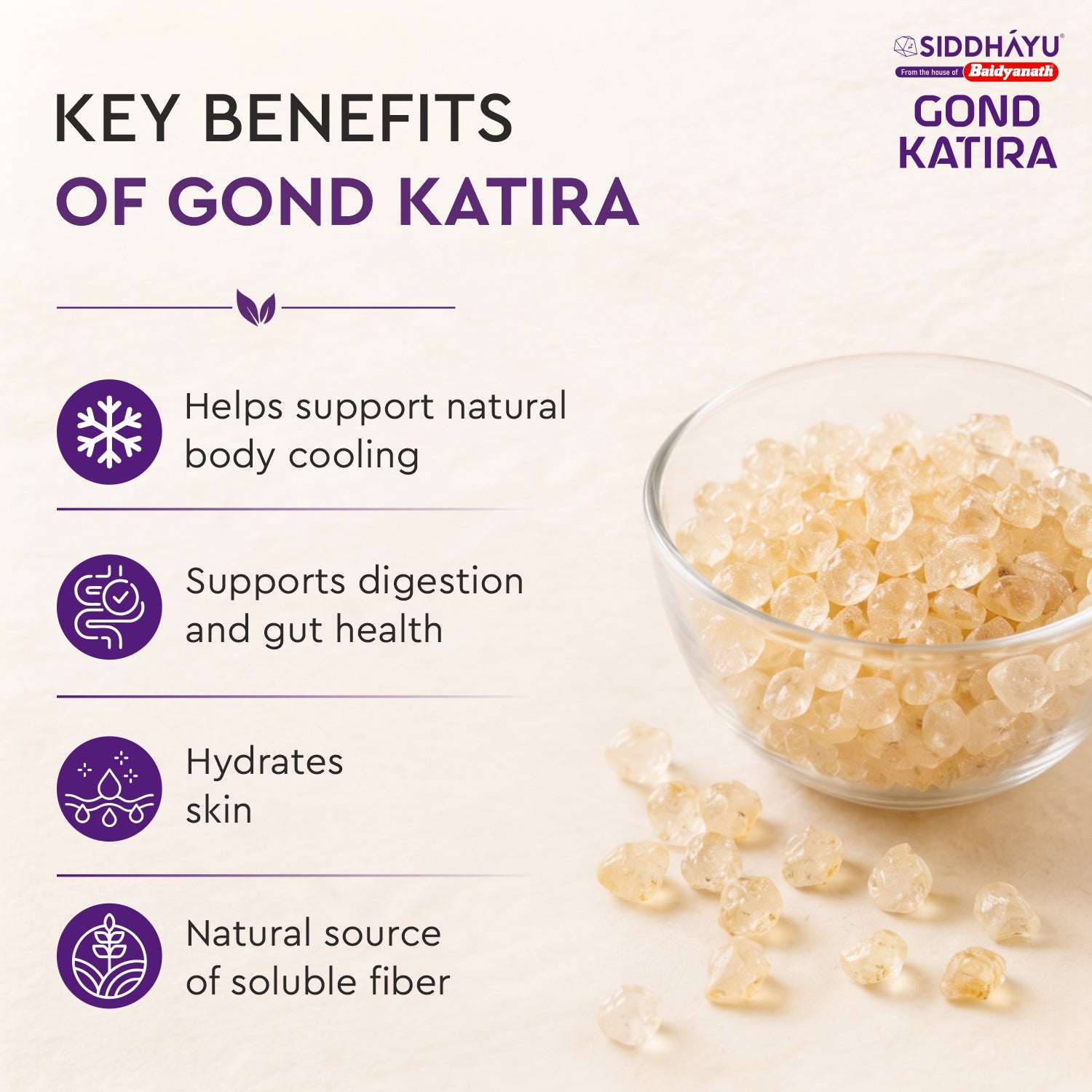Siddhayu Baidyanath Gond Katira 200 gm