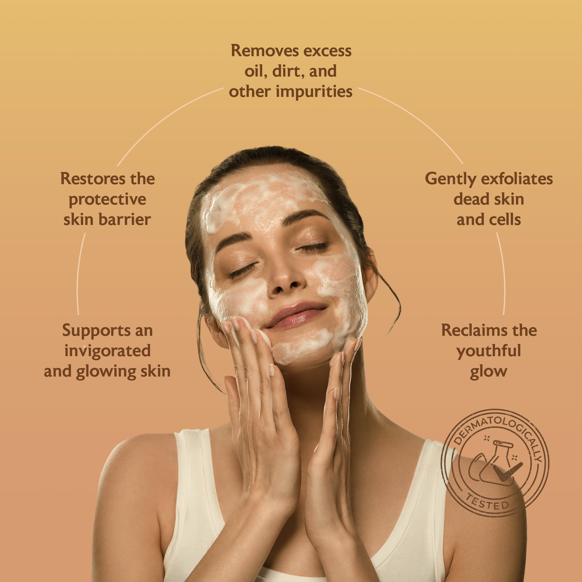 Kumkumadi Fresh + Glow Face Wash 100 ml (By Baidyanath)