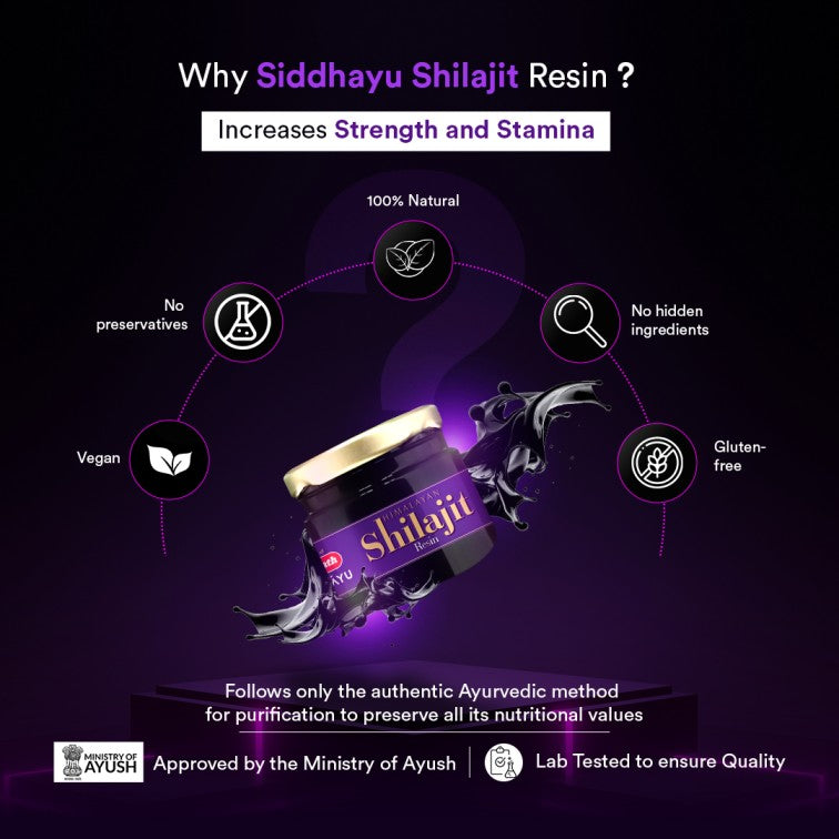 Siddhayu Shilajit Resin 20 Grams