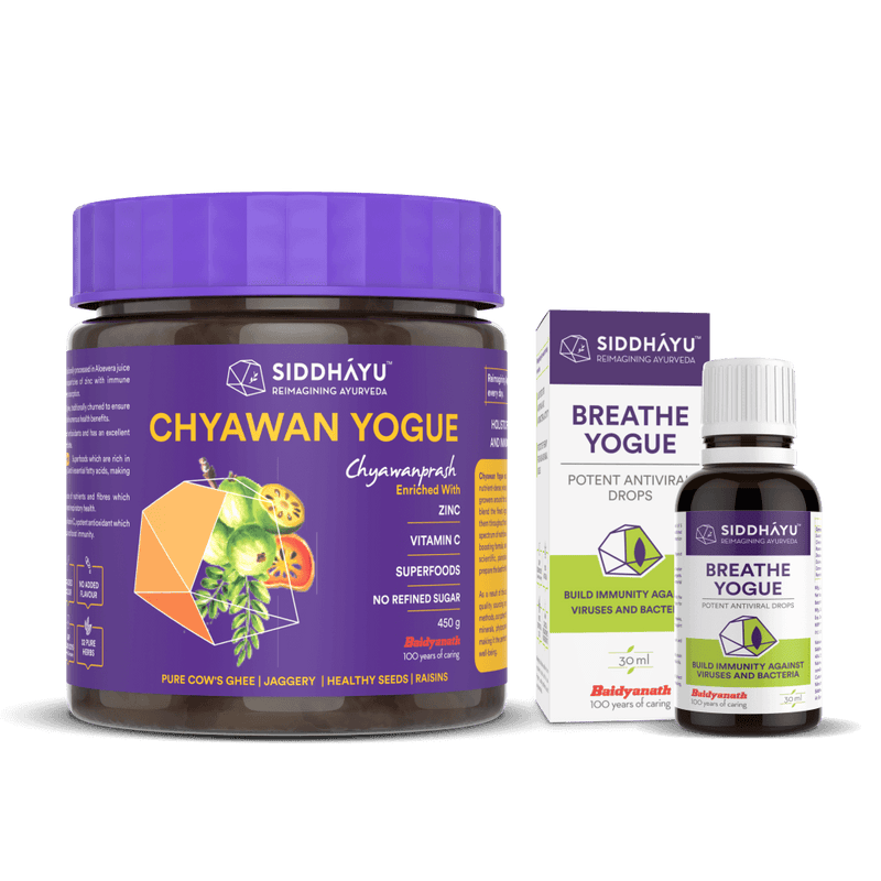 Chyawan Yogue - 450 g And Breathe Yogue - 30 ml Combo