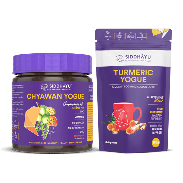 Chyawan Yogue - 450 g And Turmeric Yogue - 100 g Combo