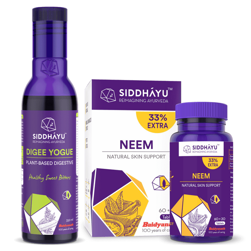 Neem - 80 tab And Digee Yogue - 350 ml combo